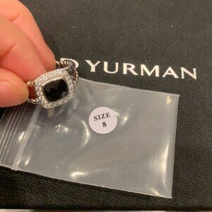 David Yurman Wheaton Ring in Sterling Silver with Diamonds💙